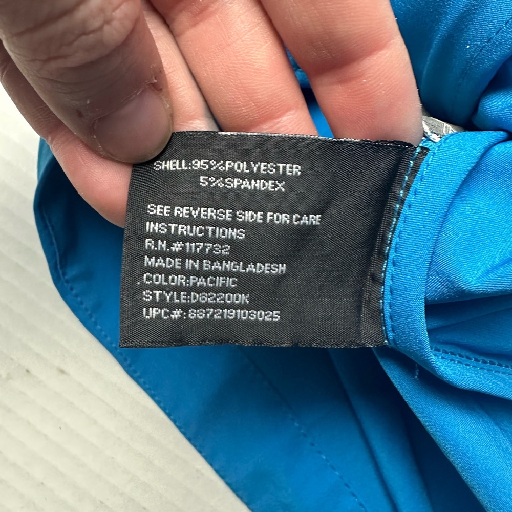 ZeroXposure Performance Jacket Mens Large Blue Full Zip Long Sleeve Windbreaker - Picture 6 of 11